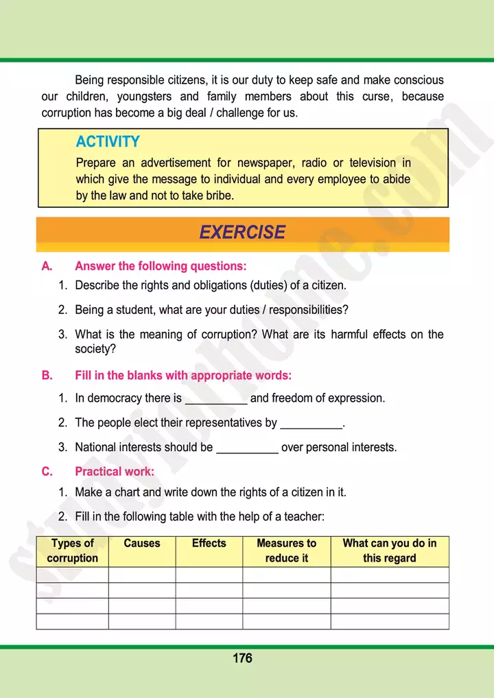 chap 11 the civic life in pakistan pakistan studies 10th 08