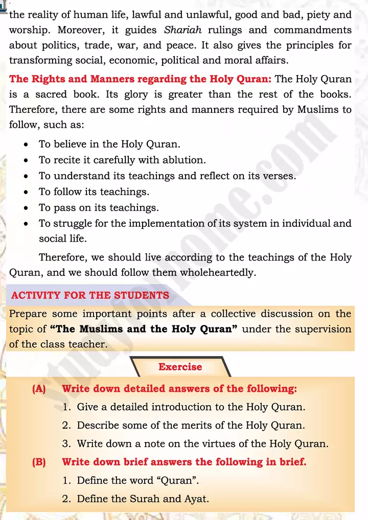 chap 1a introduction and significances islamiat 9th 06