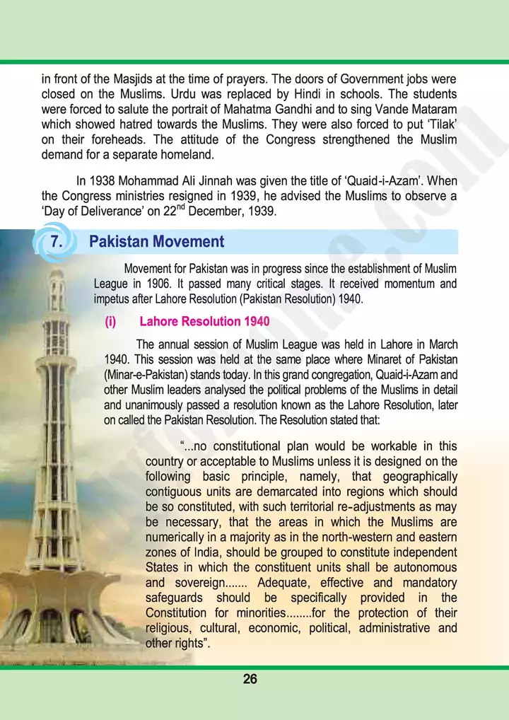 chap 2 making of pakistan pakistan studies 10th 13