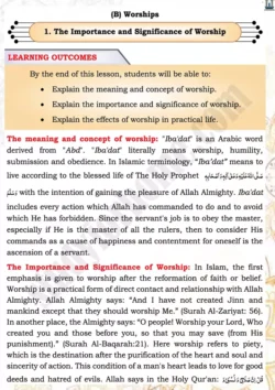 chap-3c-the-importance-and-significance-of-worship-islamiat-9th