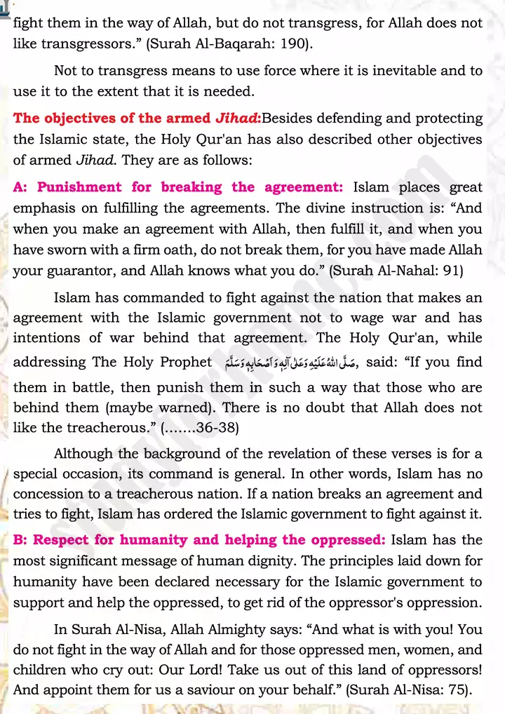 chap 3d jihad intro importance and types islamiat 9th 05