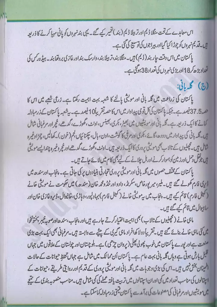 chap 5 pakistan kay wasail pakistan studies 10th 21