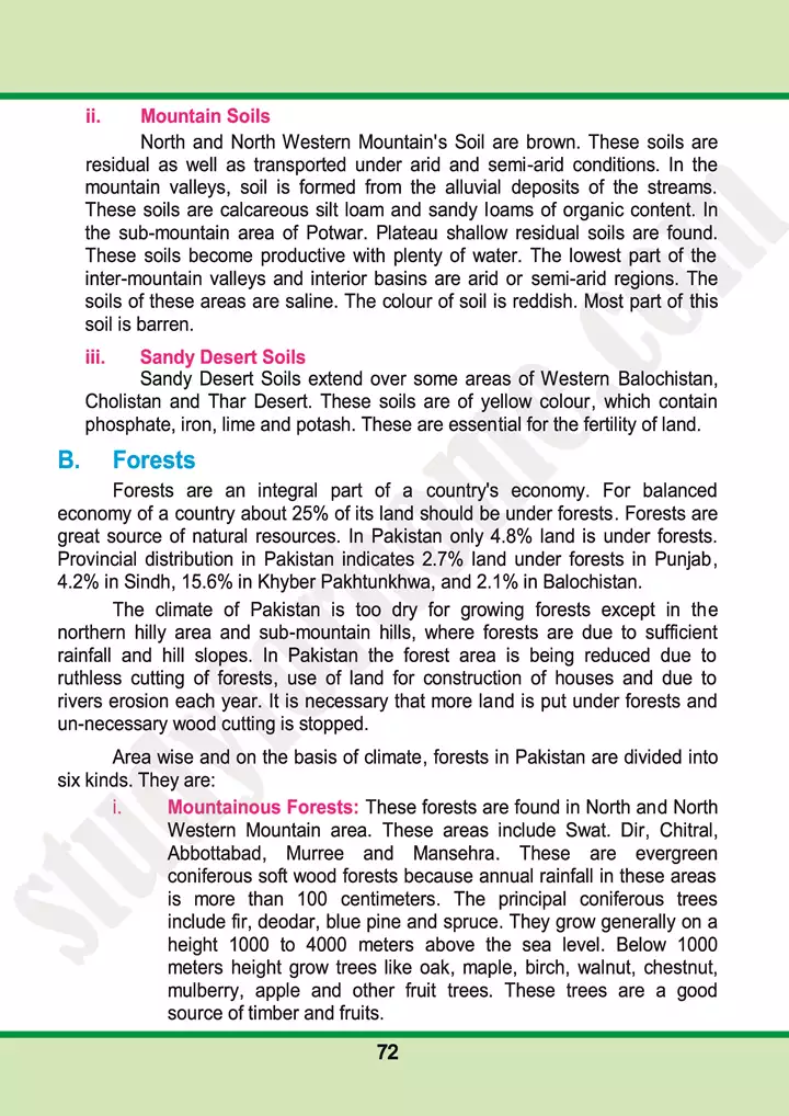 chap 5 resources of pakistan pakistan studies 10th 04