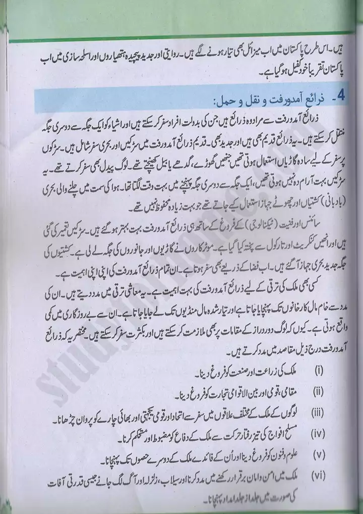 chap 6 pakistan mai sanati taraqi pakistan studies 10th 10