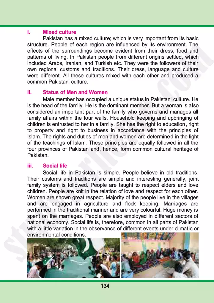 chap 8 culture of pakistan pakistan studies 10th 09