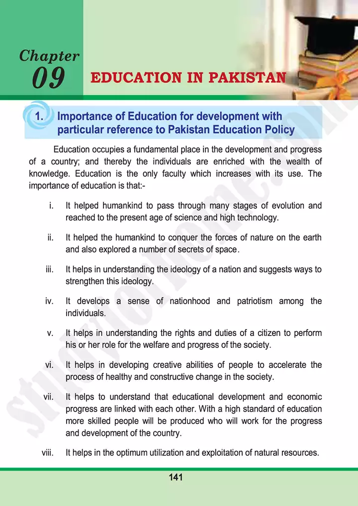 chap-9-education-in-pakistan-pakistan-studies-10th