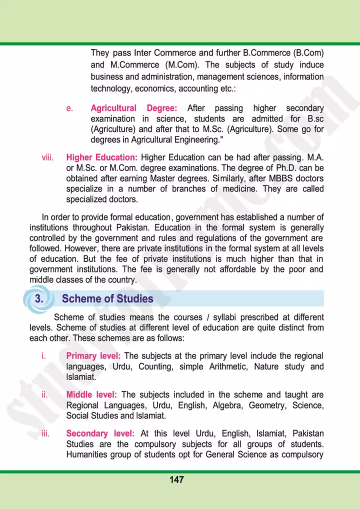 chap 9 education in pakistan pakistan studies 10th 07