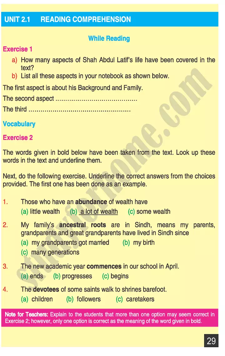 unit 2 role model english 9th 06