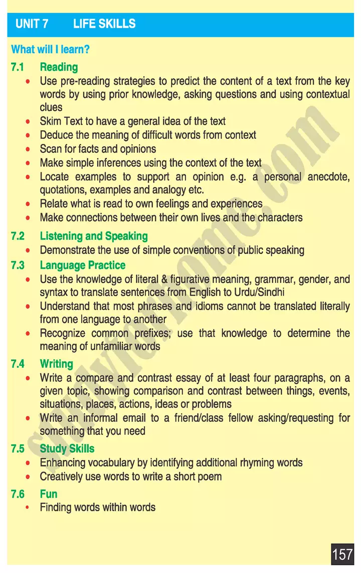 unit 7 life skills english 9th 01