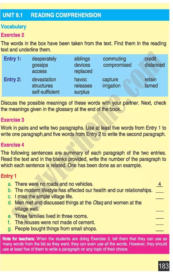 unit 8 people and places english 9th 07