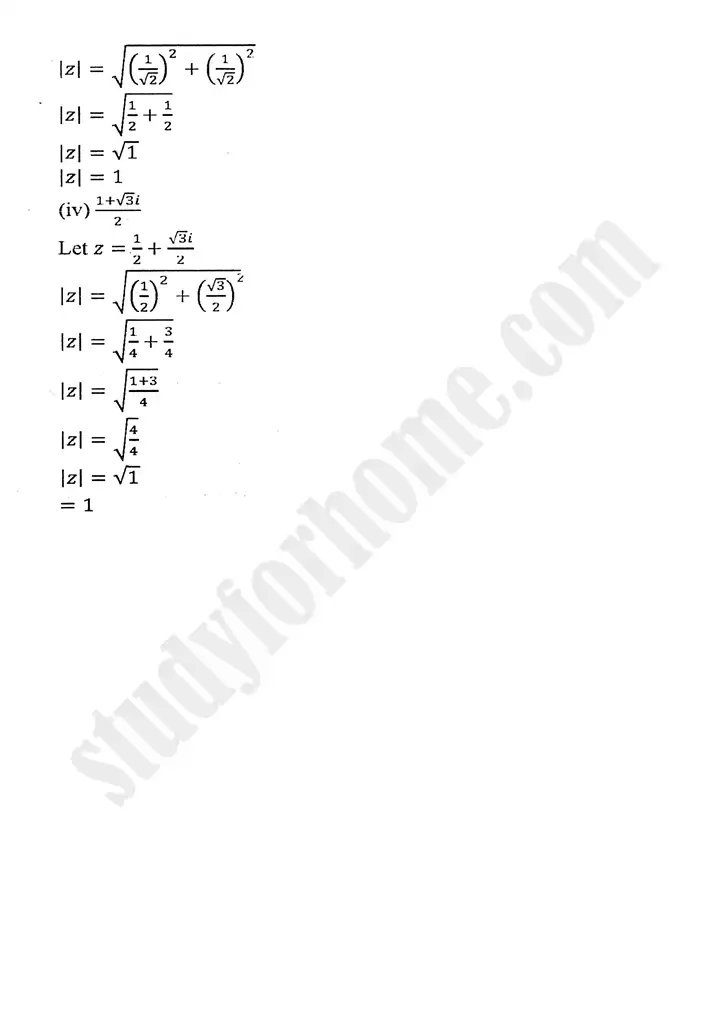 chapter 1 complex numbers exercise 1 1 mathematics 11th 13