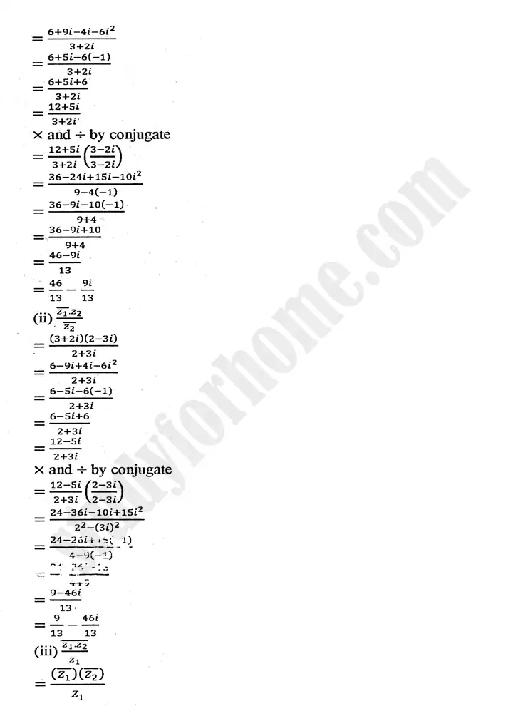 chapter 1 complex numbers exercise 1 2 mathematics 11th 07