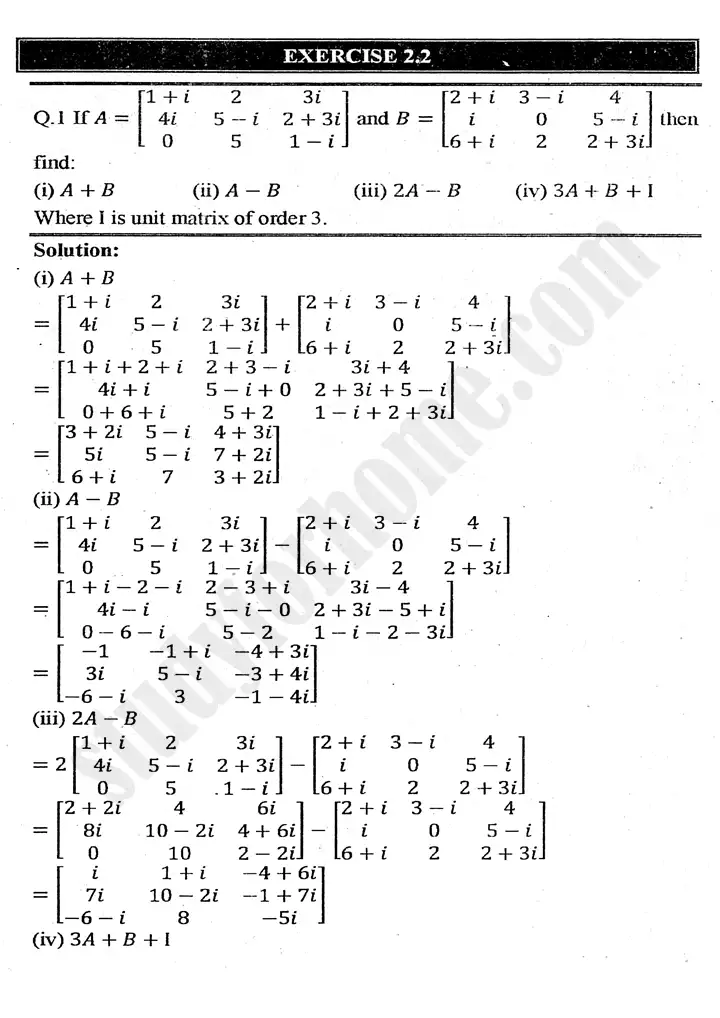 chapter-2-matrices-and-determinants-exercise-2.2-mathematics-11th