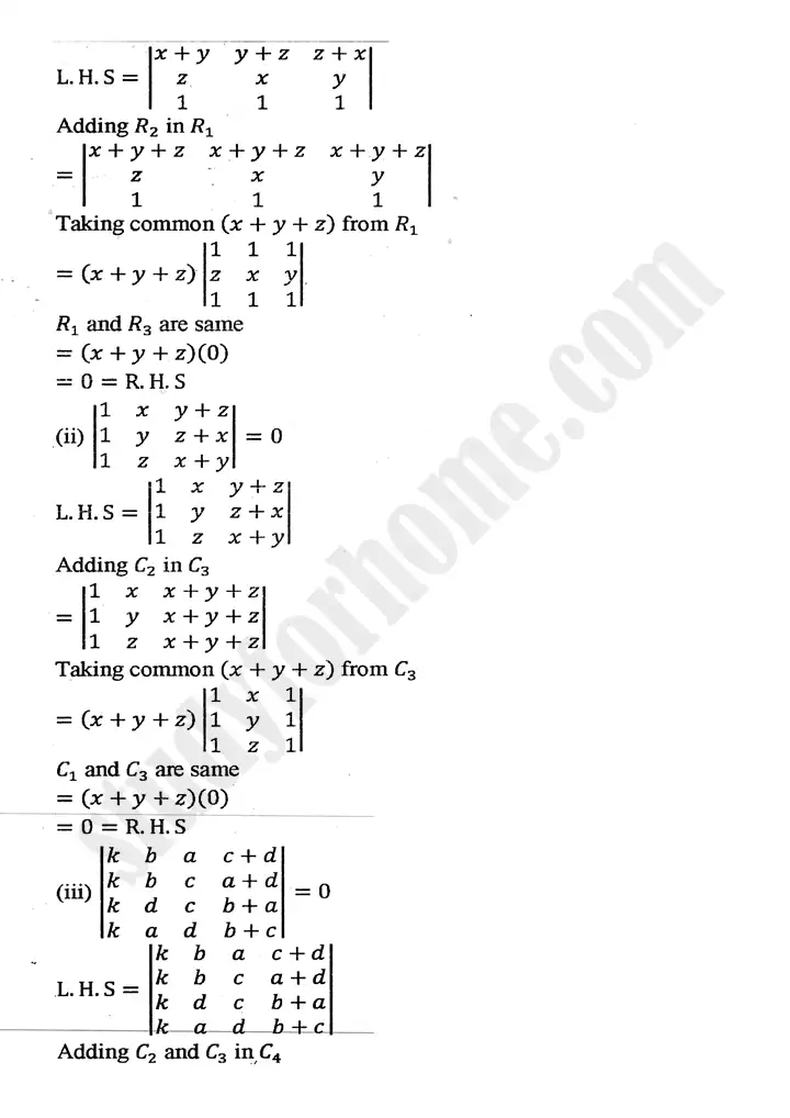 chapter 2 matrices and determinants exercise 2.4 mathematics 11th 02