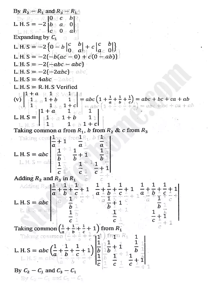 chapter 2 matrices and determinants exercise 2.4 mathematics 11th 05