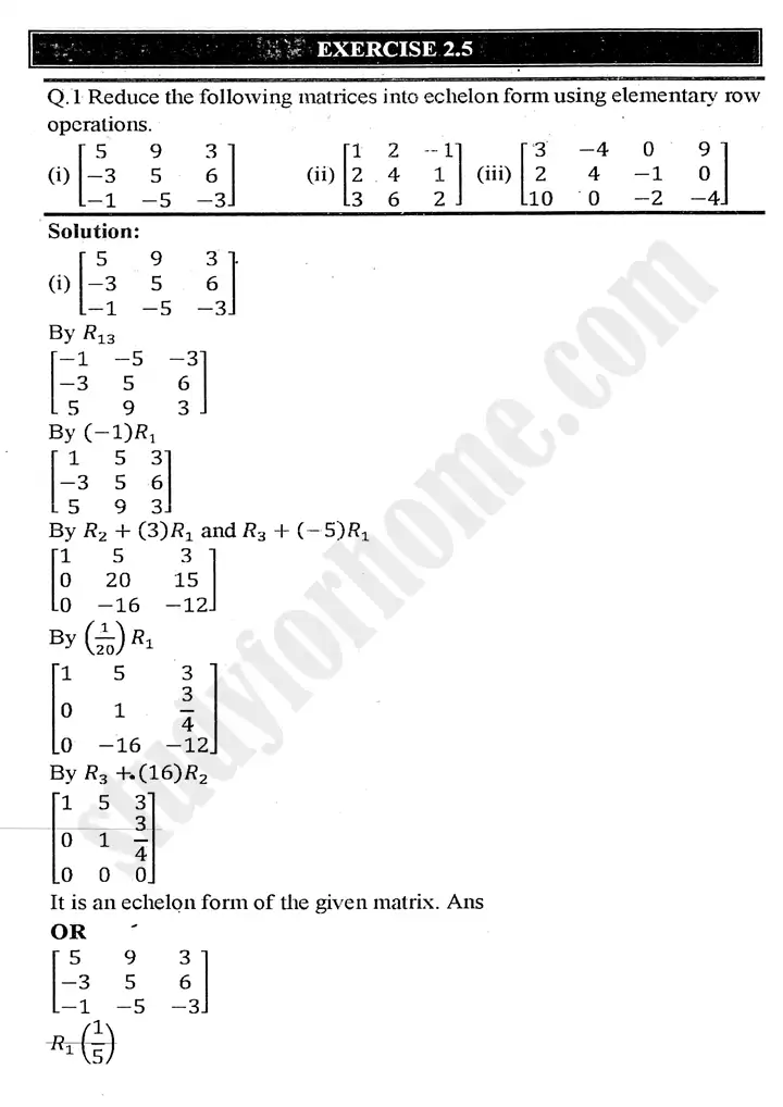 chapter-2-matrices-and-determinants-exercise-2.5-mathematics-11th