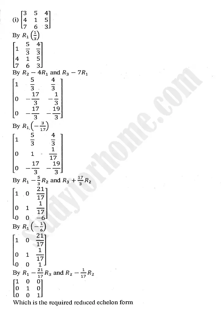 chapter 2 matrices and determinants exercise 2.5 mathematics 11th 04