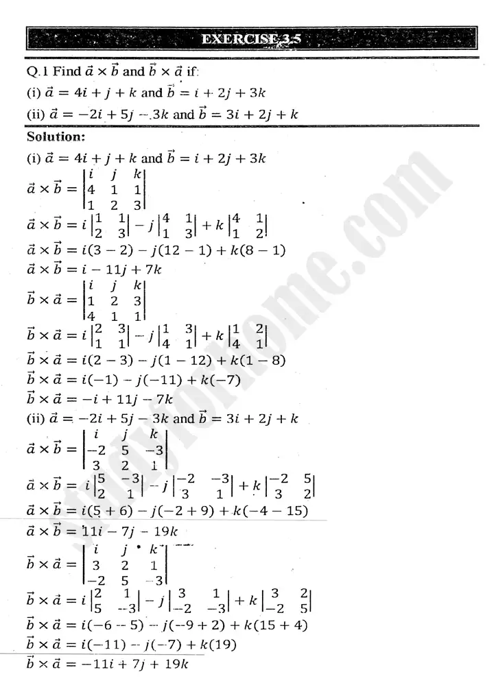 chapter-3-vectors-exercise-3.5-mathematics-11th