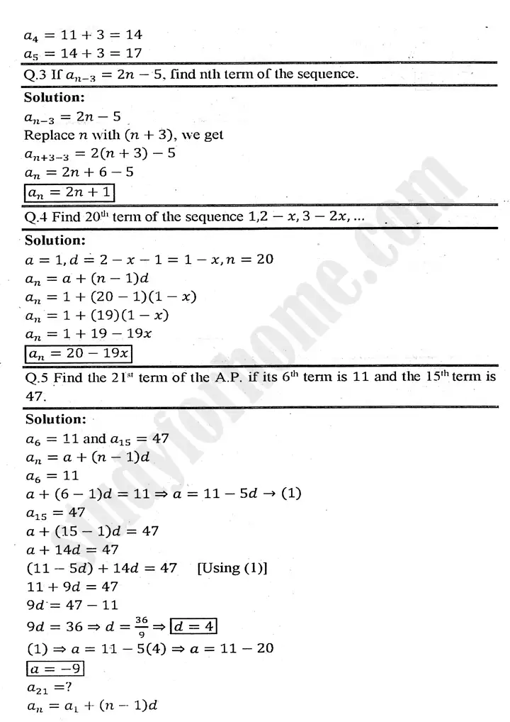 chapter 4 sequences and series exercise 4.2 mathematics 11th 03