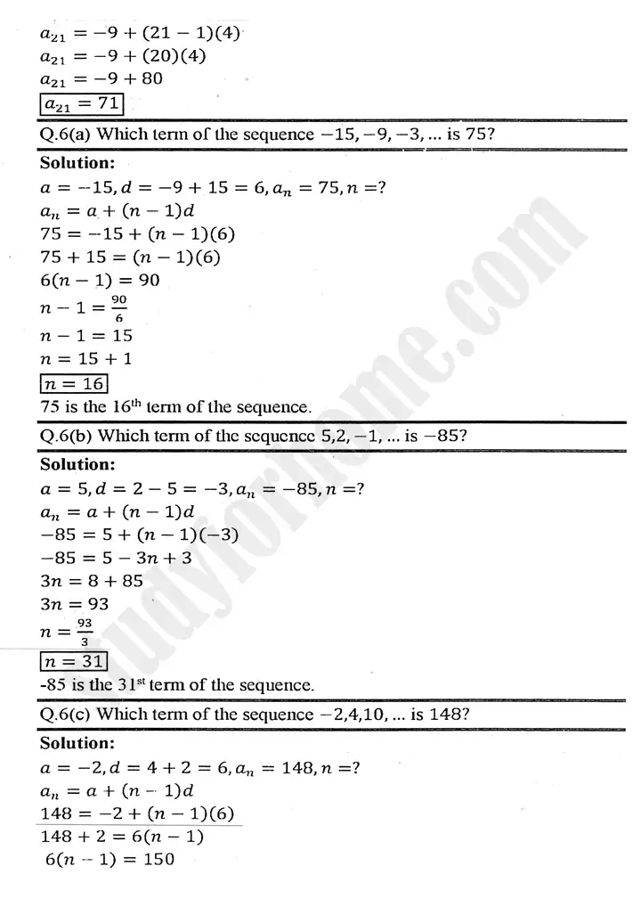 chapter 4 sequences and series exercise 4.2 mathematics 11th 04