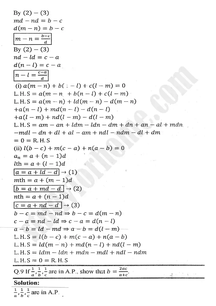 chapter 4 sequences and series exercise 4.2 mathematics 11th 06