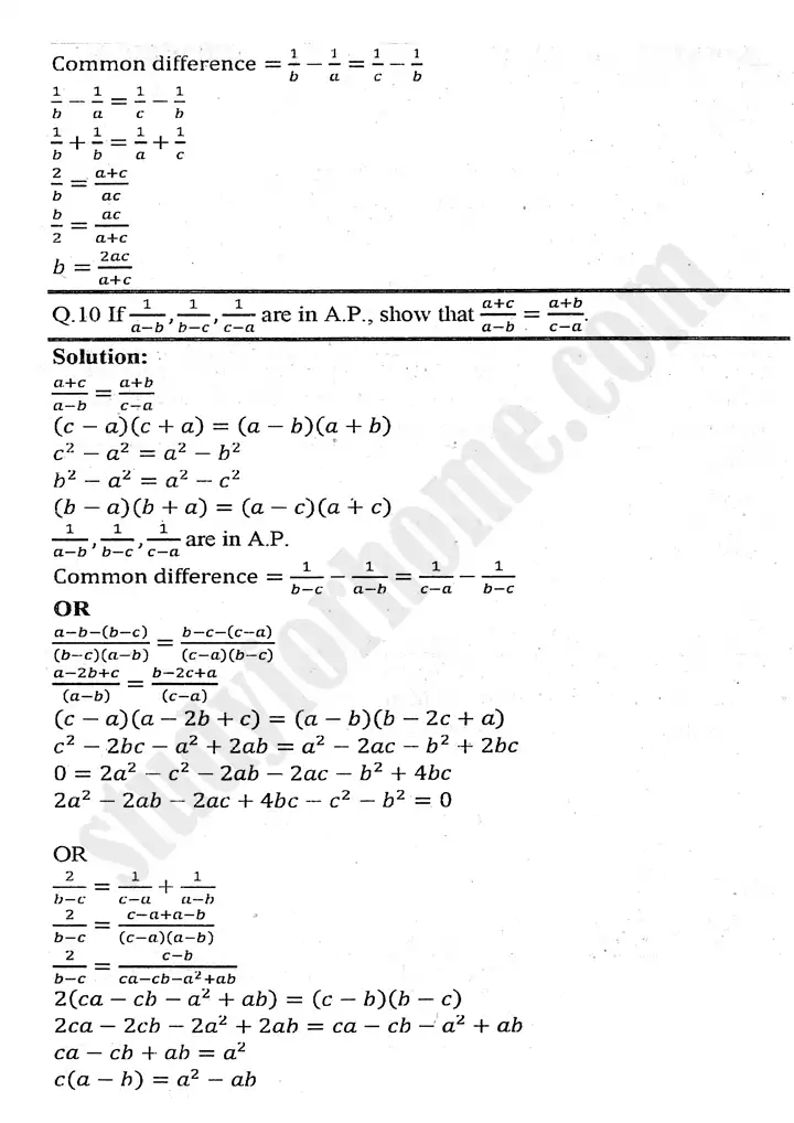 chapter 4 sequences and series exercise 4.2 mathematics 11th 07