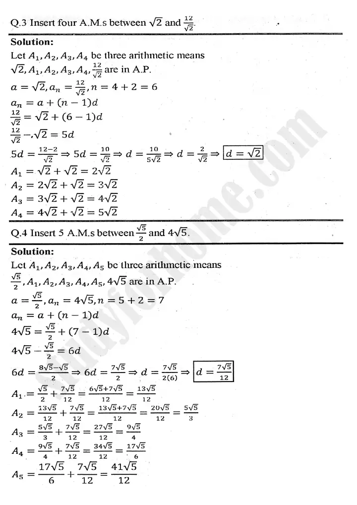 chapter 4 sequences and series exercise 4.3 mathematics 11th 02