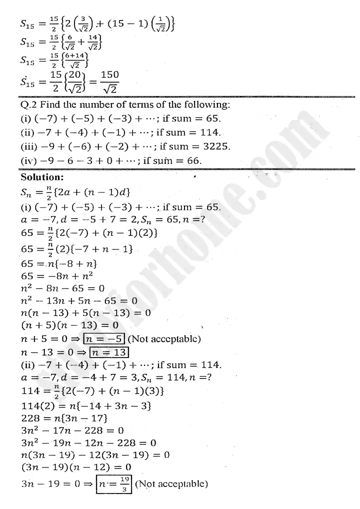 chapter 4 sequences and series exercise 4.4 mathematics 11th 02