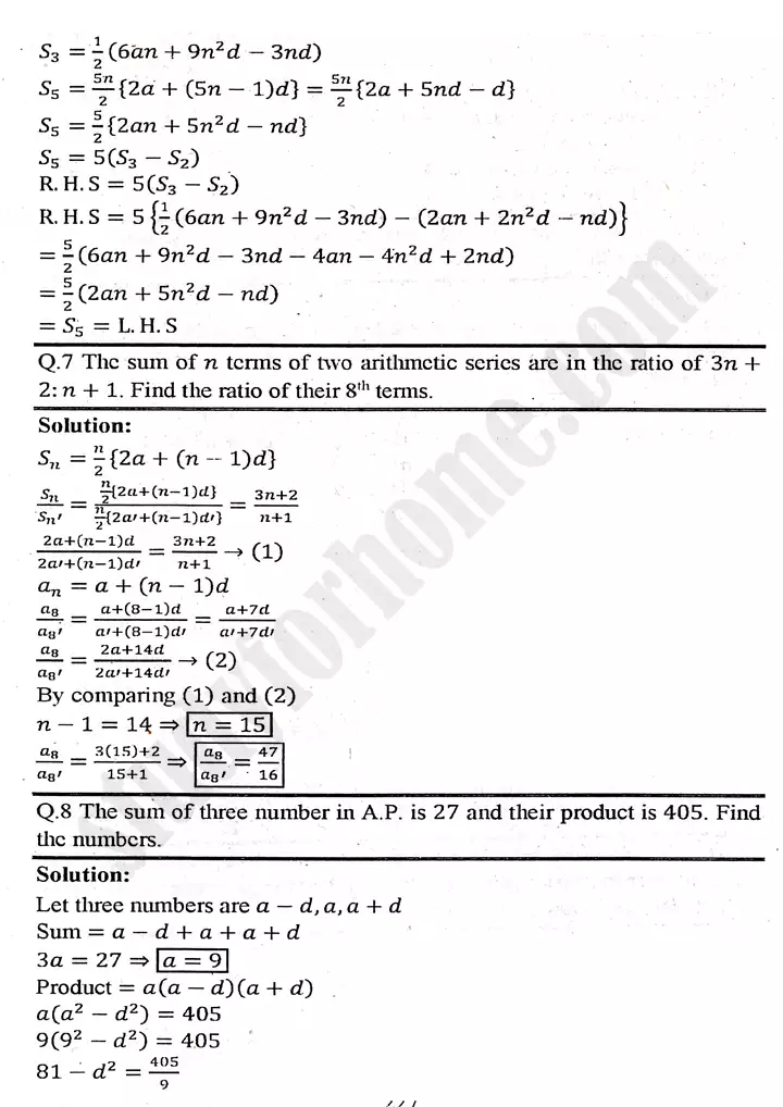 chapter 4 sequences and series exercise 4.4 mathematics 11th 06