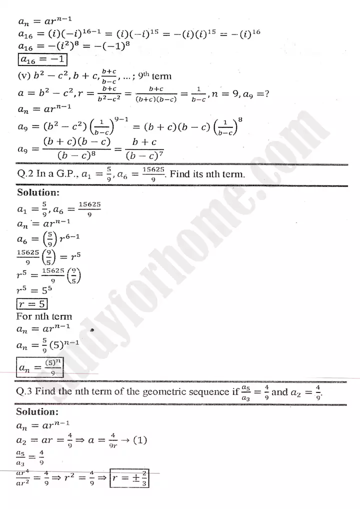 chapter 4 sequences and series exercise 4.5 mathematics 11th 02