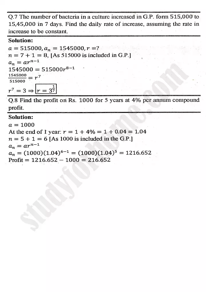 chapter 4 sequences and series exercise 4.5 mathematics 11th 05