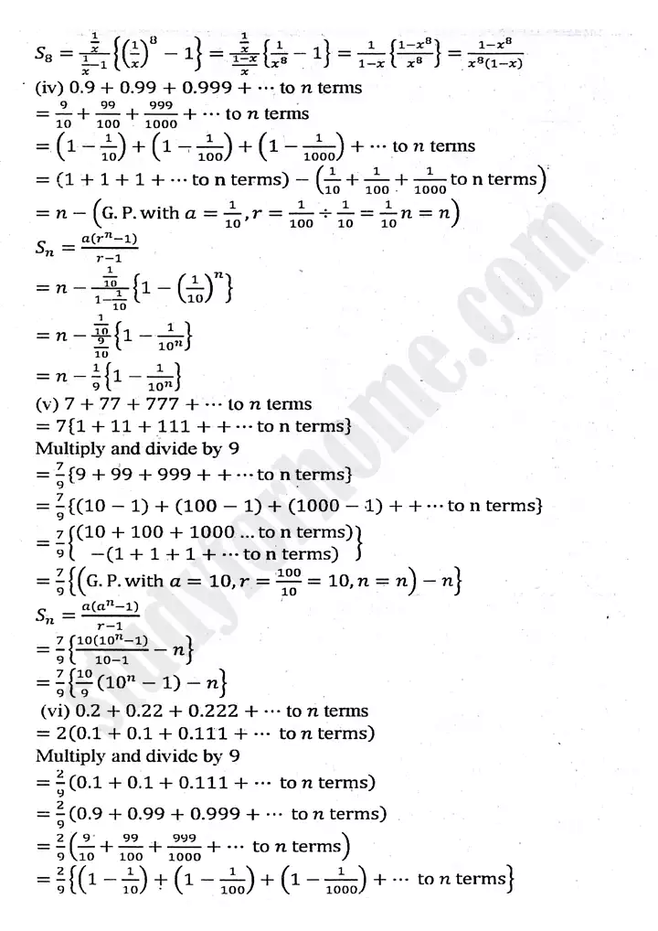 chapter 4 sequences and series exercise 4.7 mathematics 11th 02