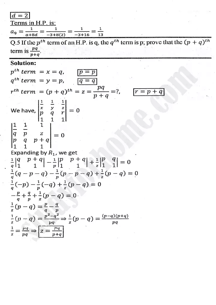 chapter 4 sequences and series exercise 4.8 mathematics 11th 04