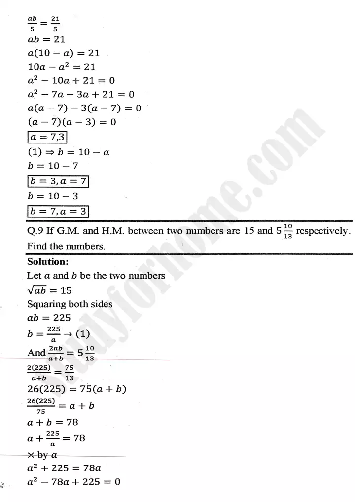 chapter 4 sequences and series review exercise 4 mathematics 11th 06