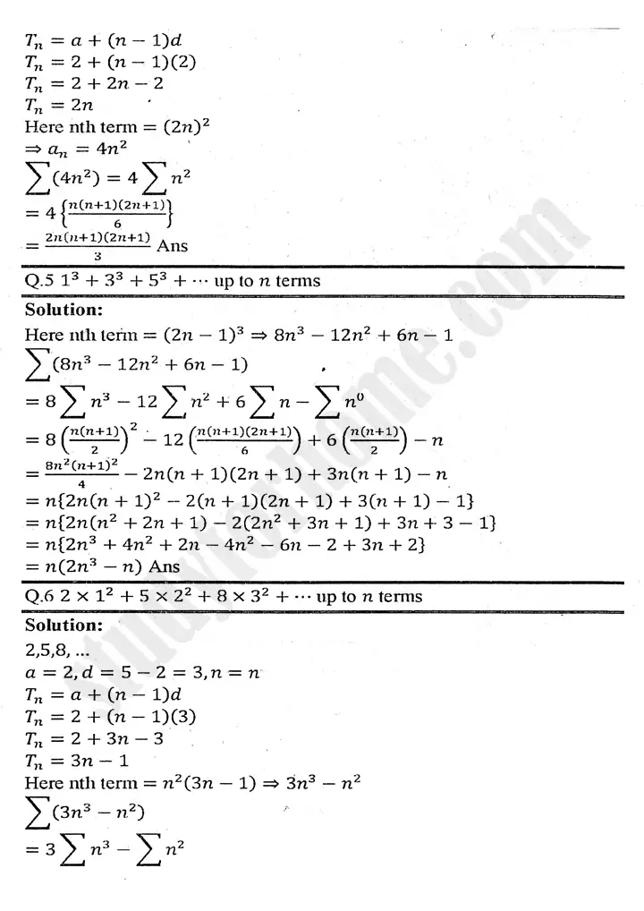 chapter 5 miscellaneous series exercise 5.1 mathematics 11th 03