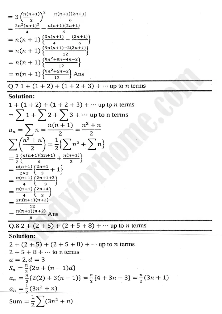 chapter 5 miscellaneous series exercise 5.1 mathematics 11th 04