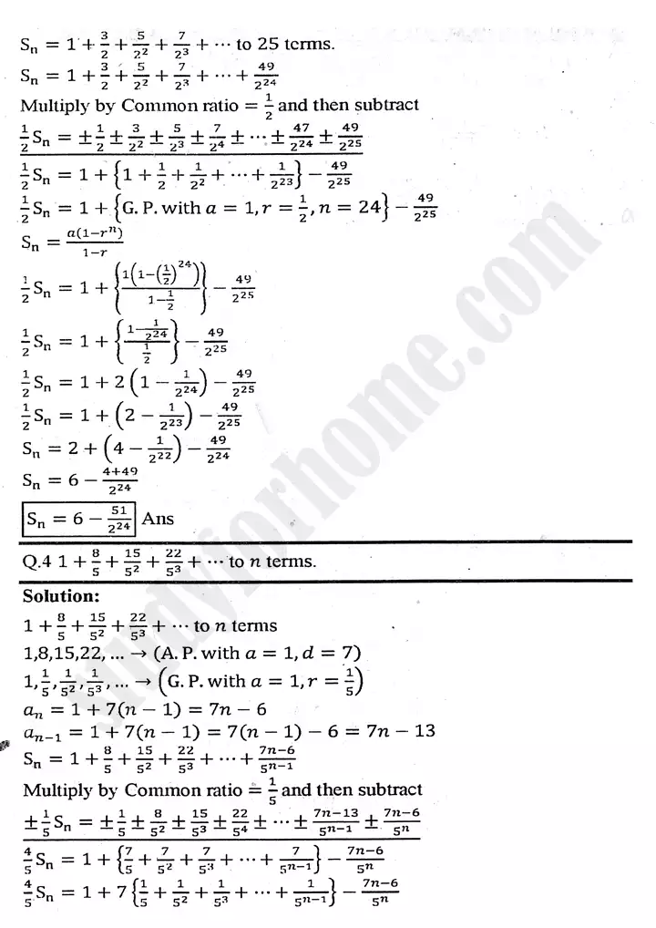 chapter 5 miscellaneous series exercise 5.2 mathematics 11th 02