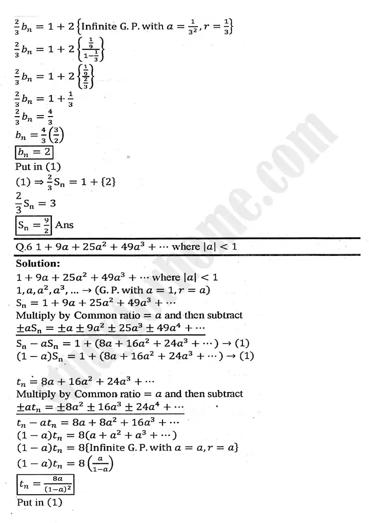 chapter 5 miscellaneous series exercise 5.2 mathematics 11th 04