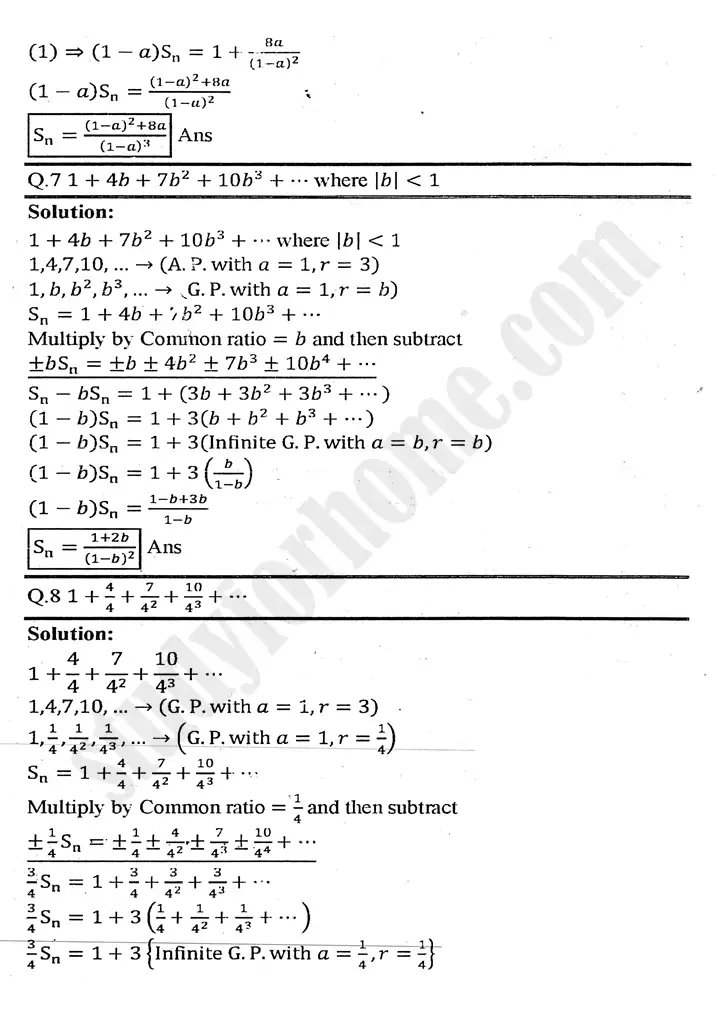 chapter 5 miscellaneous series exercise 5.2 mathematics 11th 05