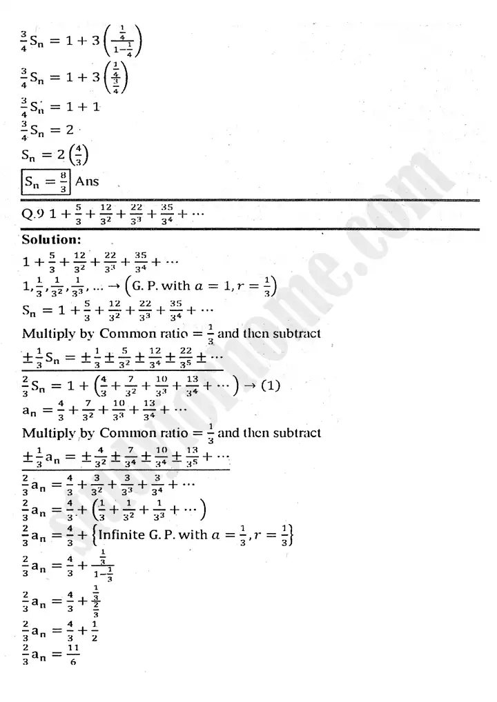 chapter 5 miscellaneous series exercise 5.2 mathematics 11th 06