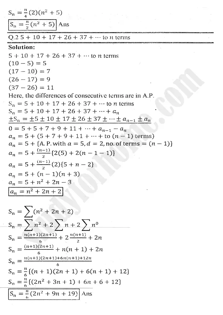 chapter 5 miscellaneous series exercise 5.3 mathematics 11th 02