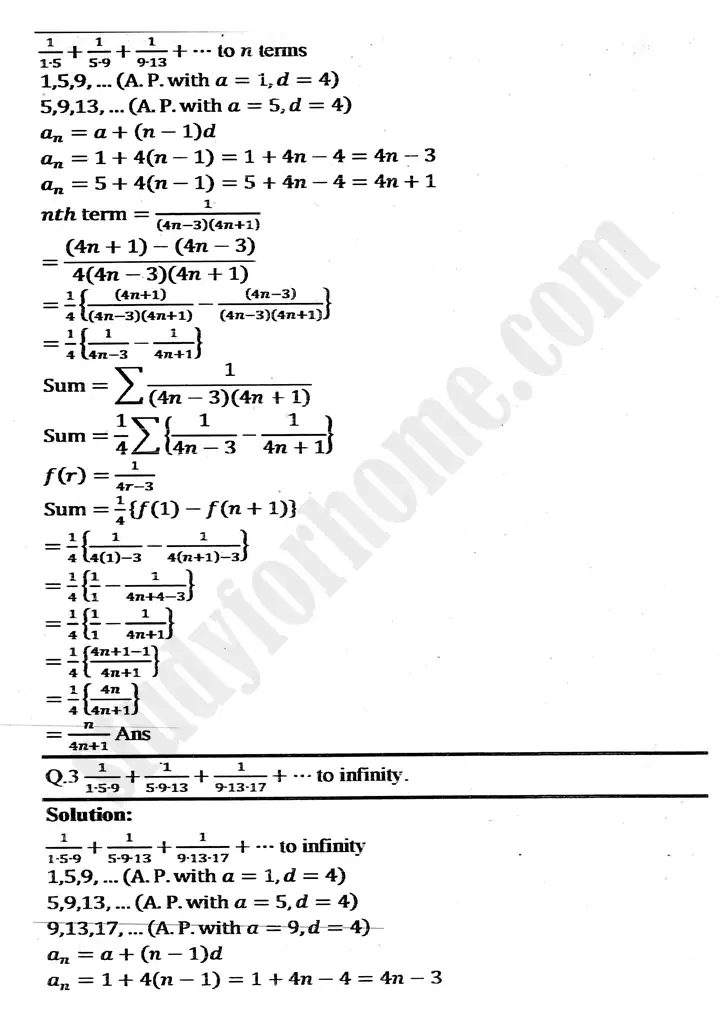 chapter 5 miscellaneous series exercise 5.4 mathematics 11th 02