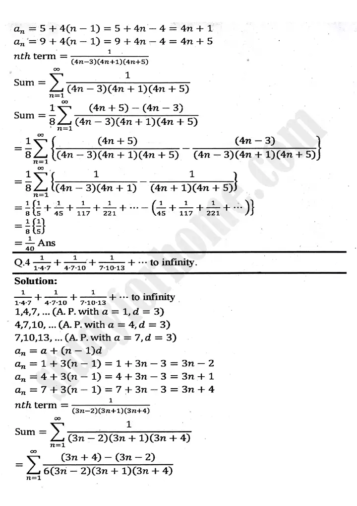 chapter 5 miscellaneous series exercise 5.4 mathematics 11th 03