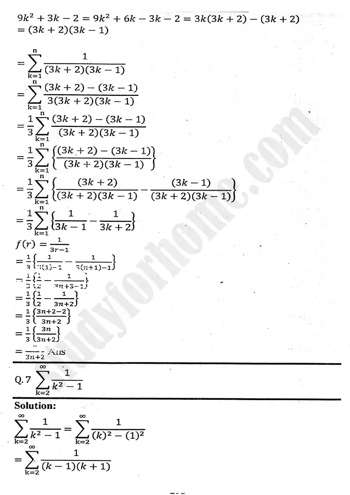 chapter 5 miscellaneous series exercise 5.4 mathematics 11th 05