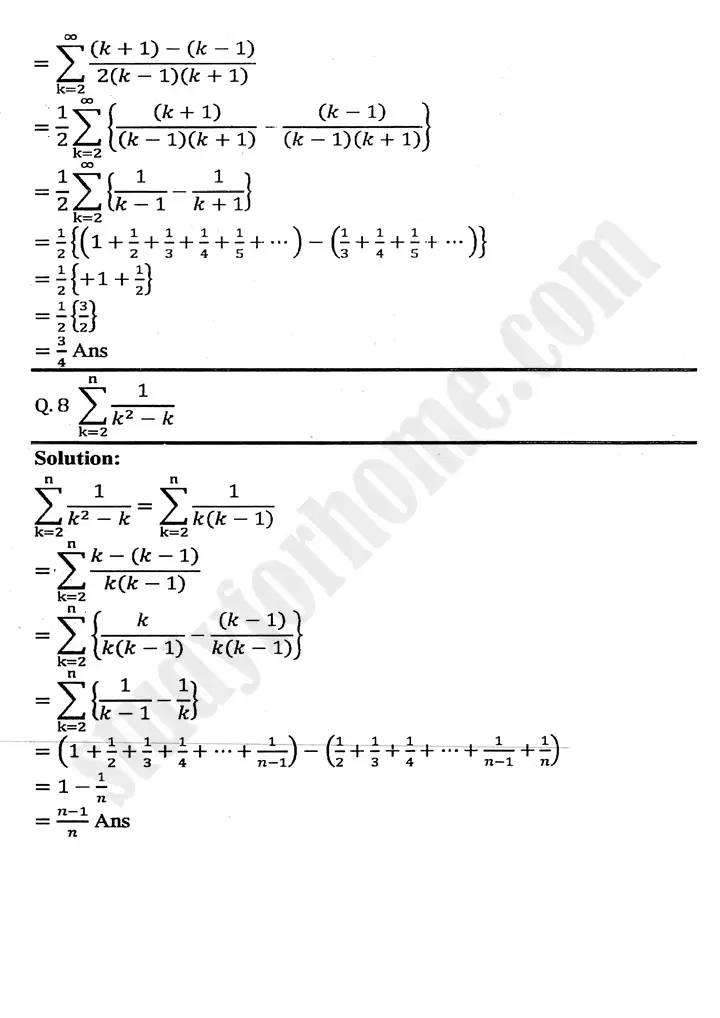 chapter 5 miscellaneous series exercise 5.4 mathematics 11th 06