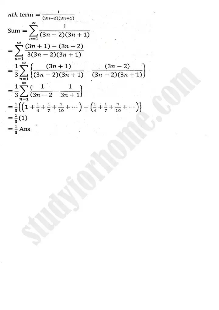 chapter 5 miscellaneous series review exercise 5 mathematics 11th 03