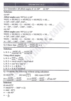 chapter-10-trigonometric-identities-of-sum-and-difference-of-angles-exercise-10-2-mathematics-11th