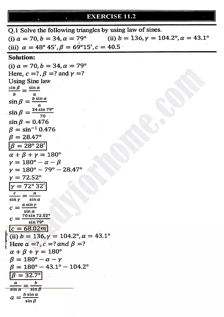 chapter-11-application-of-trigonometry-exercise-11-2-mathematics-11th