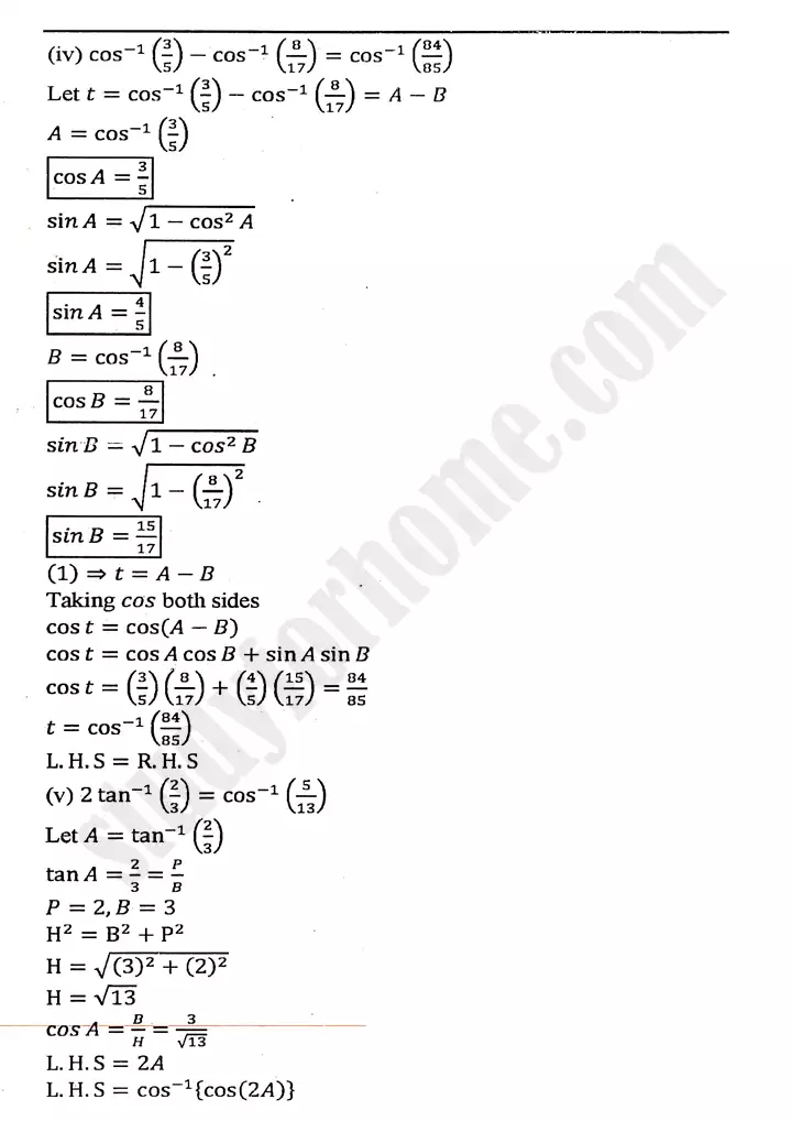 chapter 12 graphs of trigonometric functions exercise 12 4 mathematics 11th 06