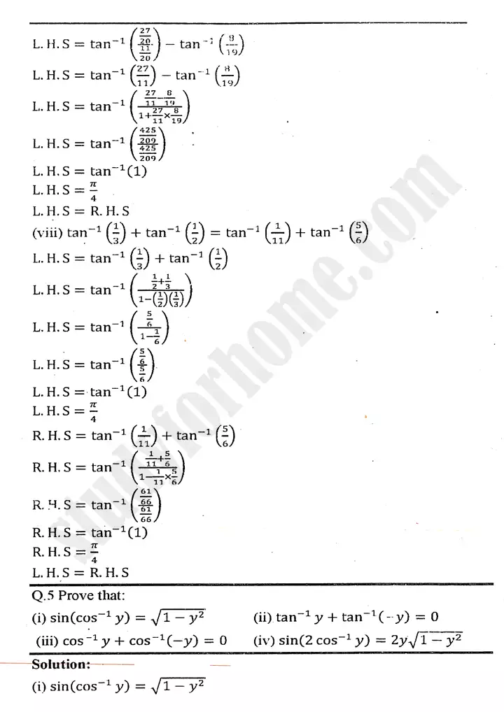 chapter 12 graphs of trigonometric functions exercise 12 4 mathematics 11th 08